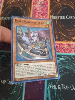 Yugioh Donpa, Marksman Fur Hire DASA-EN014 Super Rare 1st Edition Near Mint - Image 2