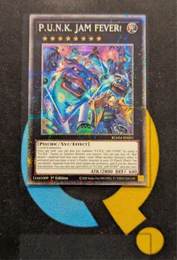BLMM-EN051 P.U.N.K. JAM FEVER! Starlight Rare 1st Edition YuGiOh Card - Image 1