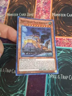 Yugioh Heavy Freight Train Derricrane INCH-EN046 Super Rare 1st Edition NM - Image 2