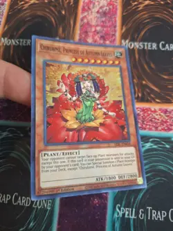 Yugioh Chirubime, Princess of Autumn Leaves SESL-EN054 Super Rare 1st Edition NM - Image 2