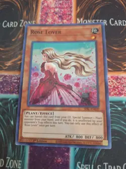 Yugioh Rose Lover SESL-EN039 Super Rare 1st Edition Near Mint - Image 1