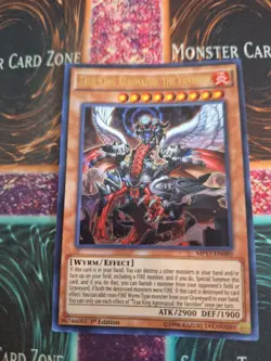 Yugioh True King Agnimazud, the Vanisher MP17-EN080 Ultra Rare 1st Edition NM - Image 1