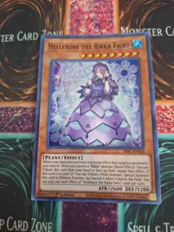 Yugioh Hellebore the Rikka Fairy SESL-EN020 Super Rare 1st Edition Near Mint - Image 1