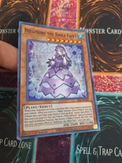 Yugioh Hellebore the Rikka Fairy SESL-EN020 Super Rare 1st Edition Near Mint - Image 2