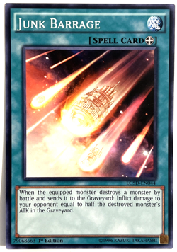 YuGiOh! Junk Barrage LC5D-EN044 1st Edition Common - Image 1