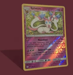 Pokemon SYLVEON 155/236 Sun & Moon Cosmic Eclipse Reverse Holo Card - Image 3