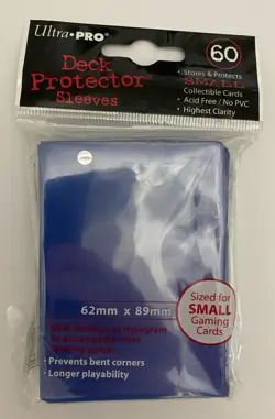 Ultra Pro Gloss Deck Protector Small Card Sleeves (YuGiOh Vanguard) 62 x 89mm - Image 1