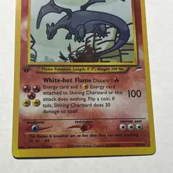 Shining Charizard First Edition Holo Neo Destiny 107/105 Replica/Display Card - Image 4