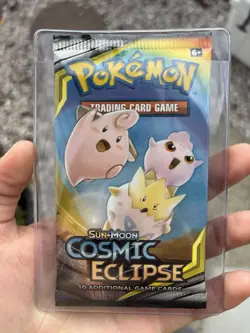 Pokemon Trading Card Game Sun & Moon Cosmic Eclipse Booster Pack 820650805899 - Image 1