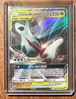 Pokemon Latias and Latios GX Tag Team Card 113/181 NM-M - Image 1