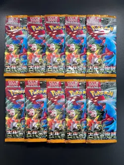 Ancient Roar Pokemon Card Japanese Booster Scarlet & Violet sv4K 10 Packs Sealed - Image 2