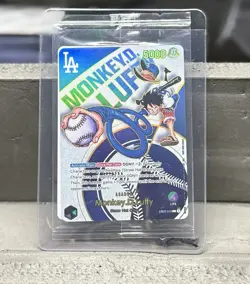 One Piece Card Game Monkey.D.Luffy EB02-010 (Dodgers x ONE PIECE) English Leader - Image 1
