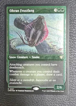 Ohran Frostfang (Foil Etched) Foil Near Mint MTG Commander Masters Magic Card - Image 1