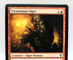 MTG Treasonous Ogre Conspiracy 36/210 NM+ Conspiracy CNS Never Played Magic 2014 - Image 2