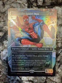 Spectacular Spider-Man (Borderless) Marvel's Spider-Man Foil - Image 1
