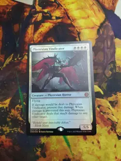 FOIL PHYREXIAN VINDICATOR mtg Phyrexia All Will Be One - Image 1