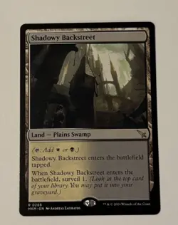 MTG Shadowy Backstreet - Murders At Karlov Manor LP - Image 1