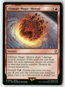 Ultimate Magic: Meteor 62 NM MTG FINAL FANTASY Commander Magic - Image 1