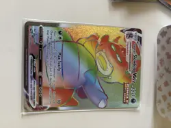Pokemon TCG Galarian Slowking VMAX Sword & Shield Chilling Reign Card 207/198 - Image 1