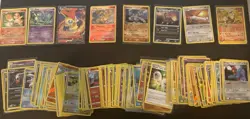 POKEMON CARD LOT OF 183 Cards (2003-2022) common, rare, holo, sets vary - Image 1