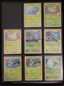 Pokemon Celebrations McDonald's 25th Anniversary Master Set (Incomplete) 48/50 - Image 1