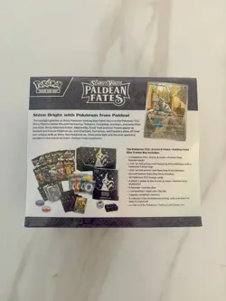 Paldean Fates Pokemon Center Elite Trainer Box PC ETB Factory Sealed - Image 2
