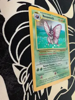 1999 Pokemon Venomoth Jungle 13/64 Holo Rare No Symbol Error WOTC 137 💎NM💎 - Image 4