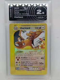 Charizard 146/144 Skyridge Reverse Holo Ultra Secret Rare Pokemon TCG AIGrading - Image 1