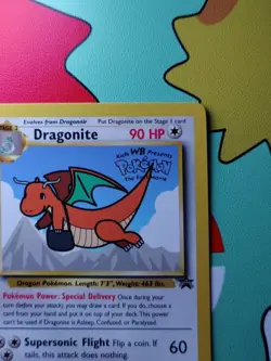 Dragonite #5 Black Star Promo WB Movie WOTC Pokemon NM 💎💎💎 - Image 2