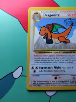 Dragonite #5 Black Star Promo WB Movie WOTC Pokemon NM 💎💎💎 - Image 4