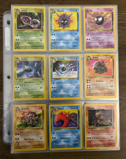 Pokemon Complete Jungle and Fossil Unlimited Common and Uncommon Sets LP - NM - Image 1