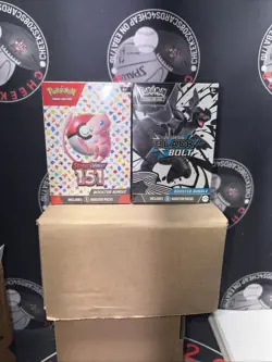 Pokemon TCG Scarlet & Violet 151 and Scarlet & Violet Black Bolt Booster Bundles - Image 1
