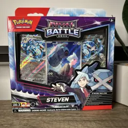 Pokemon Rival Battle Deck Steven's Beldum Illustration Metagross ex *New Sealed* - Image 1