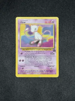 ** 24 Hour Auction ** 1999 POKEMON WIZARDS BLACK STAR PROMOS #8 MEW - Image 1