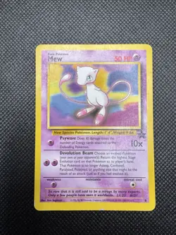 ** 24 Hour Auction ** 1999 POKEMON WIZARDS BLACK STAR PROMOS #8 MEW - Image 2