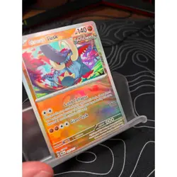 Great Tusk (Master Ball) 055/131 Pokemon TCG Rare Prismatic Evolutions Holo MINT - Image 2