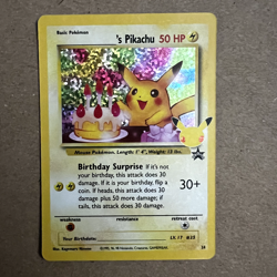Birthday Pikachu 24 25th Anniversary Pokemon Celebrations TCG NM+ - Image 1