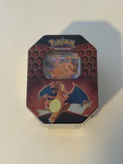 Pokemon Hidden Fates GX Tins Art Set of 3 Full Sealed Charizard Raichu Gyarados - Image 3