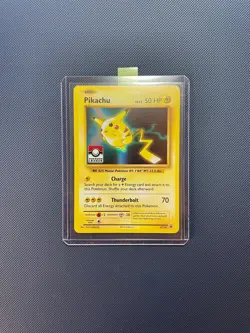 Pikachu XY202 | 2016 | Holo Promo | Pokemon League Stamp | Pokemon TCG | NM - Image 1