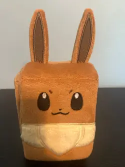 EEVEE PLUSH DECK BOX From Pokemon Prismatic Evolutions Super Premium Collection - Image 1