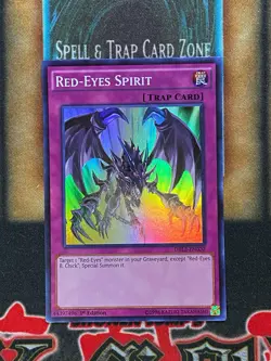 Yugioh Red-Eyes Spirit DRL2-EN020 Super Rare 1st Ed NM - Image 1