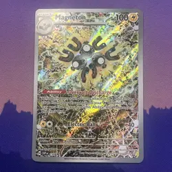 Magneton SVP 159 Scarlet & Violet Full Art Black Star Promo Pokemon Card - Image 2