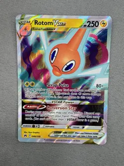 Rotom Vstar 046/159 Crown Zenith Holo Full Art Pokemon Card MINT - Image 2