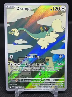 Pokemon TCG Drampa Holo Illustration Rare Card Temporal Forces 184/162 M12 - Image 1