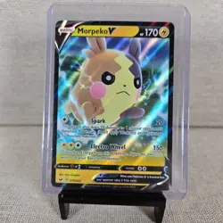 Pokemon TCG 2020 Morpeko V Ultra Rare Sword & Shield Base Set Card 079/202 NR MT - Image 3