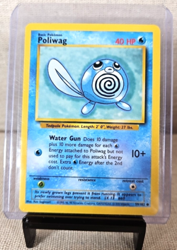 Pokemon TCG 1999 Poliwag Wizards Of The Coast Base Set Card 59/102 Never Played! - Image 3
