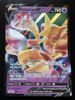 Alakazam V - SWSH083 - Black Star Promo Pokemon Card - Jumbo/Oversized - Image 1