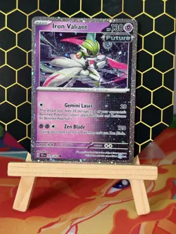 Pokemon TCG Iron Valiant Card Temporal Forces Cosmos Holo 079/162 NM Pack Fresh - Image 1