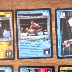 WWF RAW DEAL CRITICAL INJURY Promo Card # 08/PR CCG 2000 FORTITUDE 35 ACTION - Image 1