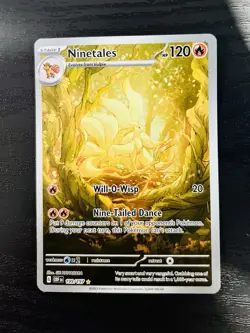 Ninetales 199/197 Illustration Rare Holo Pokemon Card NM Condition Never Played - Image 2
